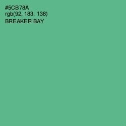 #5CB78A - Breaker Bay Color Image