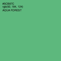 #5CB87C - Aqua Forest Color Image