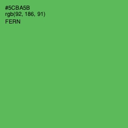 #5CBA5B - Fern Color Image