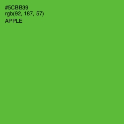 #5CBB39 - Apple Color Image
