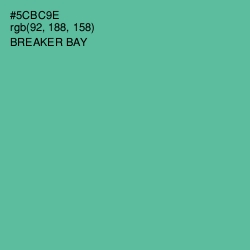 #5CBC9E - Breaker Bay Color Image