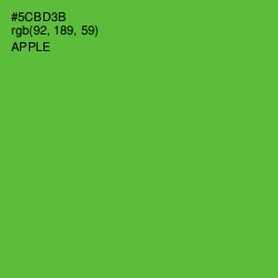 #5CBD3B - Apple Color Image