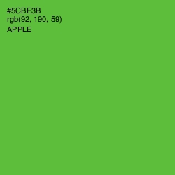 #5CBE3B - Apple Color Image