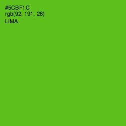 #5CBF1C - Lima Color Image