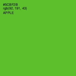 #5CBF2B - Apple Color Image