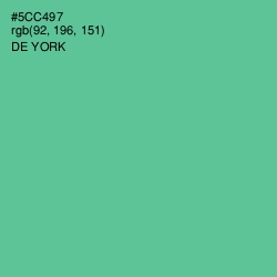 #5CC497 - De York Color Image