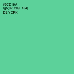 #5CD19A - De York Color Image