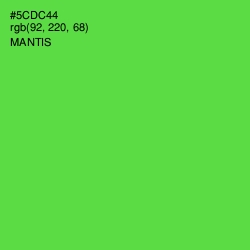 #5CDC44 - Mantis Color Image