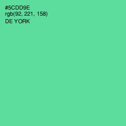 #5CDD9E - De York Color Image