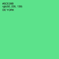 #5CE28B - De York Color Image