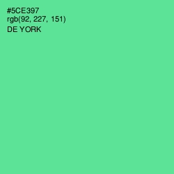 #5CE397 - De York Color Image