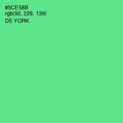 #5CE58B - De York Color Image