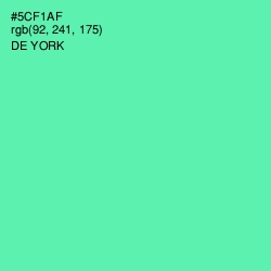 #5CF1AF - De York Color Image