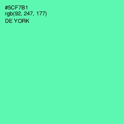 #5CF7B1 - De York Color Image