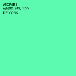 #5CF9B1 - De York Color Image