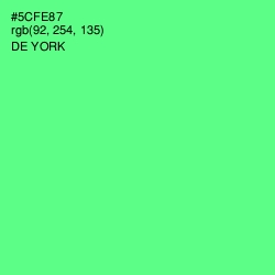 #5CFE87 - De York Color Image