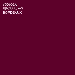 #5D002A - Bordeaux Color Image