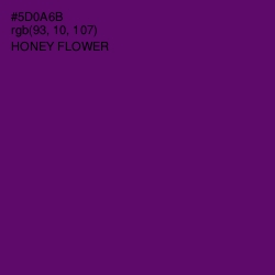 #5D0A6B - Honey Flower Color Image