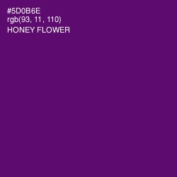 #5D0B6E - Honey Flower Color Image