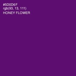 #5D0D6F - Honey Flower Color Image