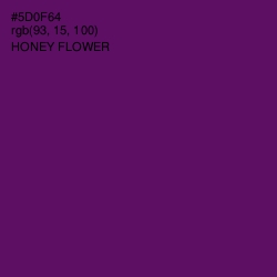 #5D0F64 - Honey Flower Color Image