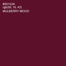 #5D102A - Mulberry Wood Color Image