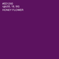 #5D1260 - Honey Flower Color Image
