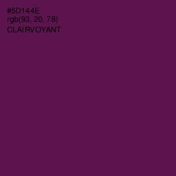 #5D144E - Clairvoyant Color Image