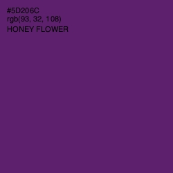 #5D206C - Honey Flower Color Image