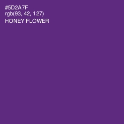 #5D2A7F - Honey Flower Color Image