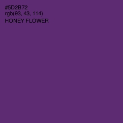 #5D2B72 - Honey Flower Color Image