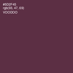 #5D2F45 - Voodoo Color Image