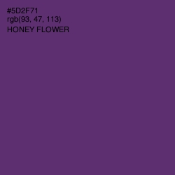 #5D2F71 - Honey Flower Color Image