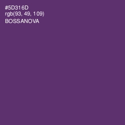 #5D316D - Bossanova Color Image