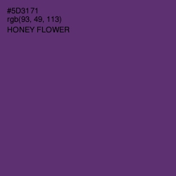 #5D3171 - Honey Flower Color Image