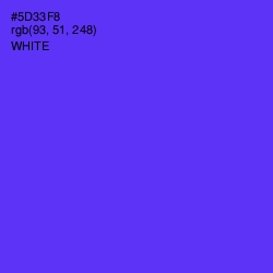 #5D33F8 - Purple Heart Color Image