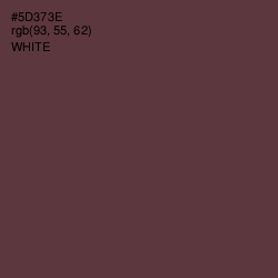 #5D373E - Congo Brown Color Image