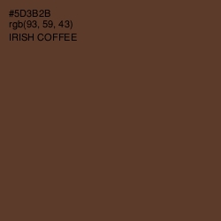 #5D3B2B - Irish Coffee Color Image