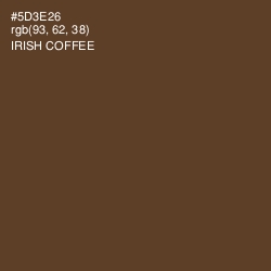 #5D3E26 - Irish Coffee Color Image