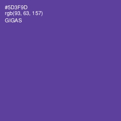 #5D3F9D - Gigas Color Image