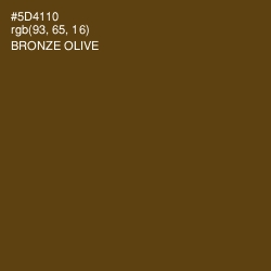 #5D4110 - Bronze Olive Color Image