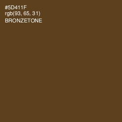 #5D411F - Bronzetone Color Image