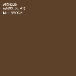 #5D4229 - Millbrook Color Image