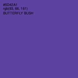 #5D42A1 - Butterfly Bush Color Image