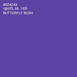 #5D42A3 - Butterfly Bush Color Image