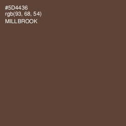 #5D4436 - Millbrook Color Image