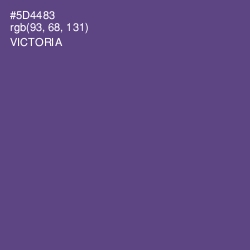 #5D4483 - Victoria Color Image