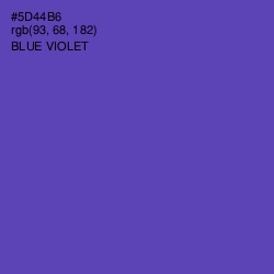 #5D44B6 - Blue Violet Color Image