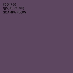 #5D4760 - Scarpa Flow Color Image