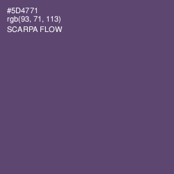 #5D4771 - Scarpa Flow Color Image